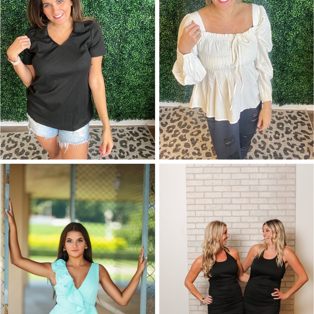 Elegant Black V-Neck Women's Blouse